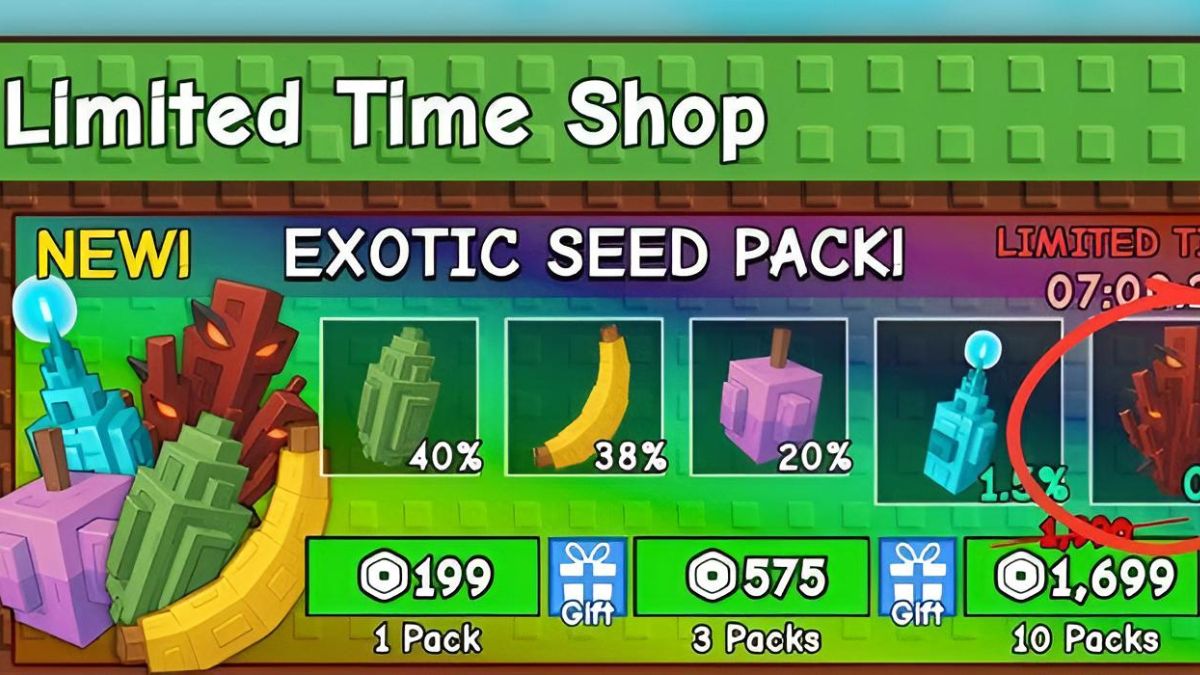 Cách mở khóa hạt giống trong Grow a Garden