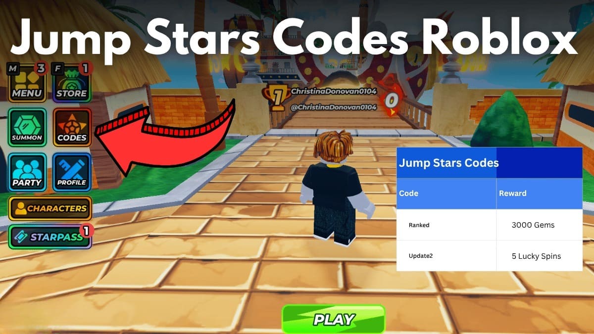 Lưu ý khi nhập code Jump Stars