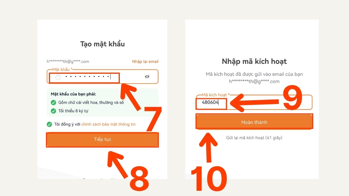 Cách tạo tài khoản Tam Quốc Huyễn Tướng bước 3