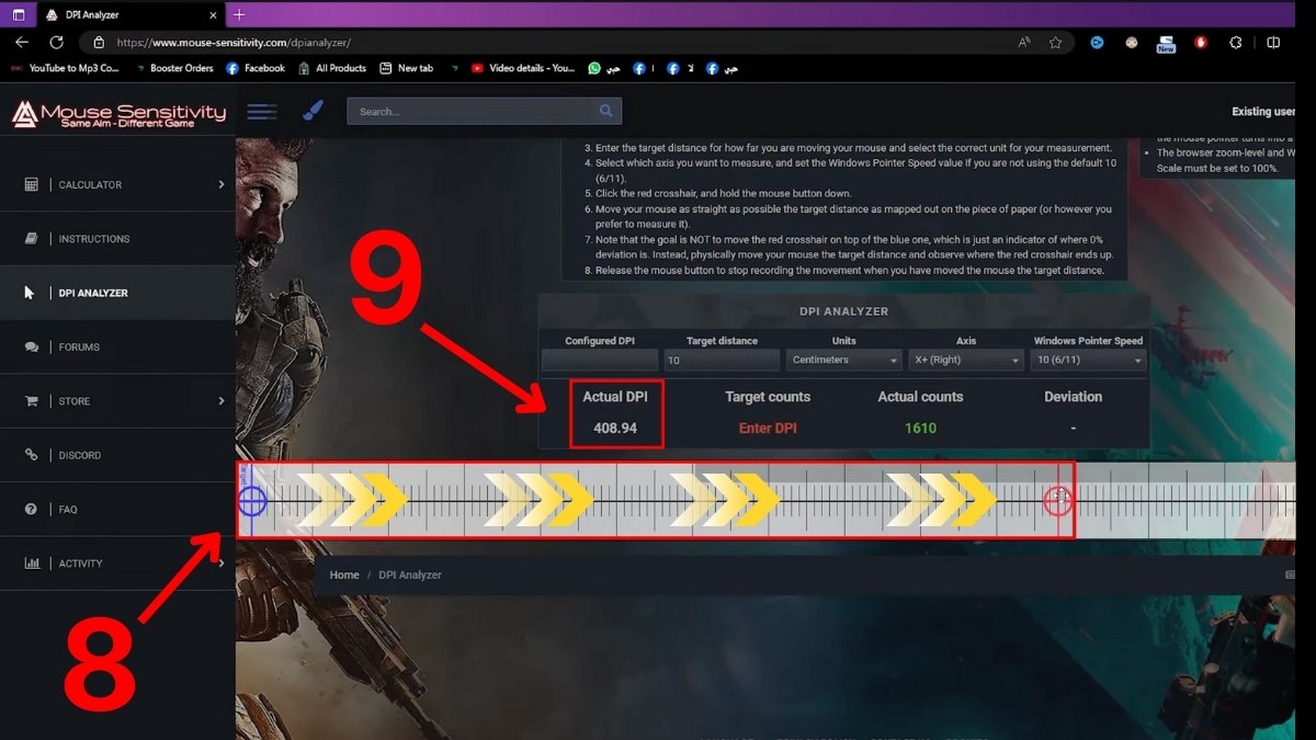 Cách kiểm tra DPI chuột máy tính