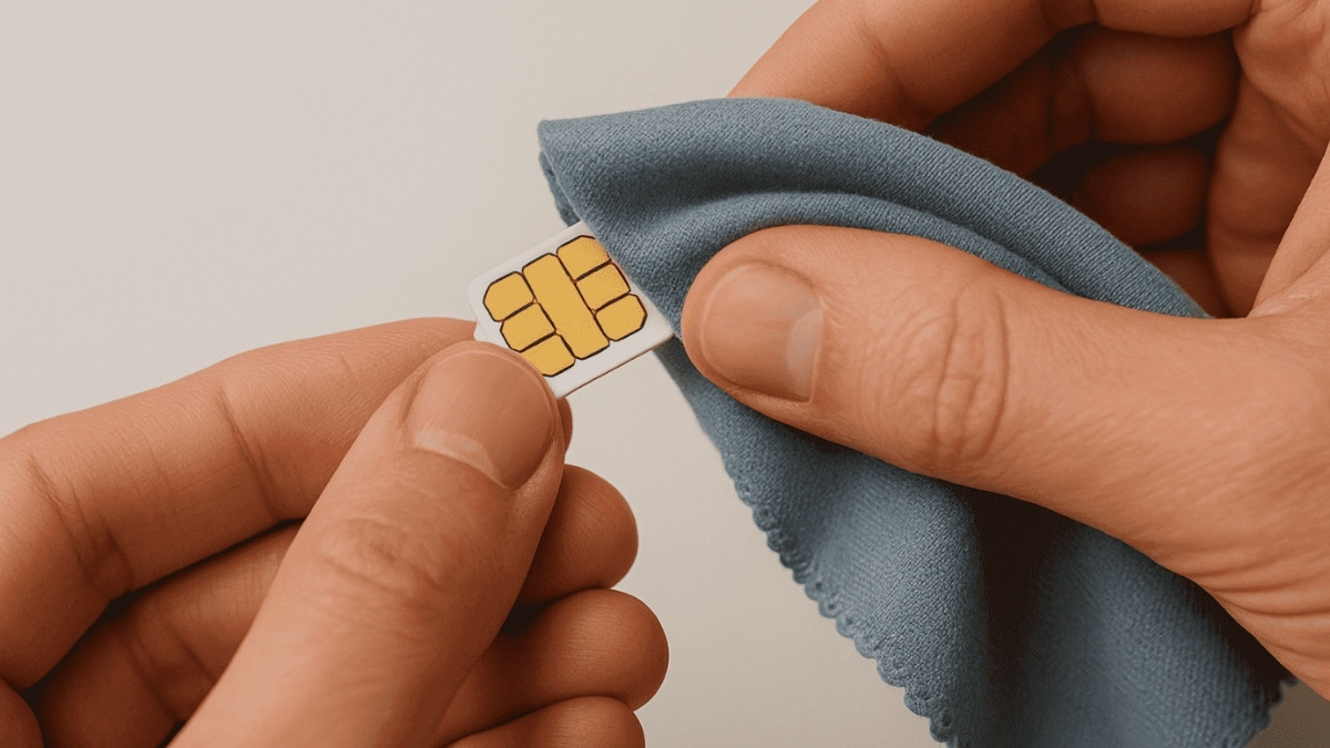 Kiểm tra và vệ sinh lại thẻ SIM