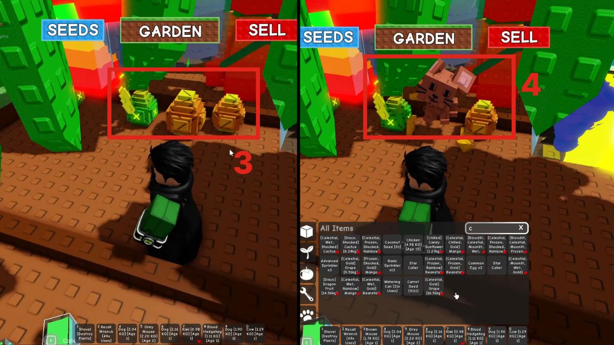 Cách nhận pet Grow A Garden đơn giản nhất - bước 3