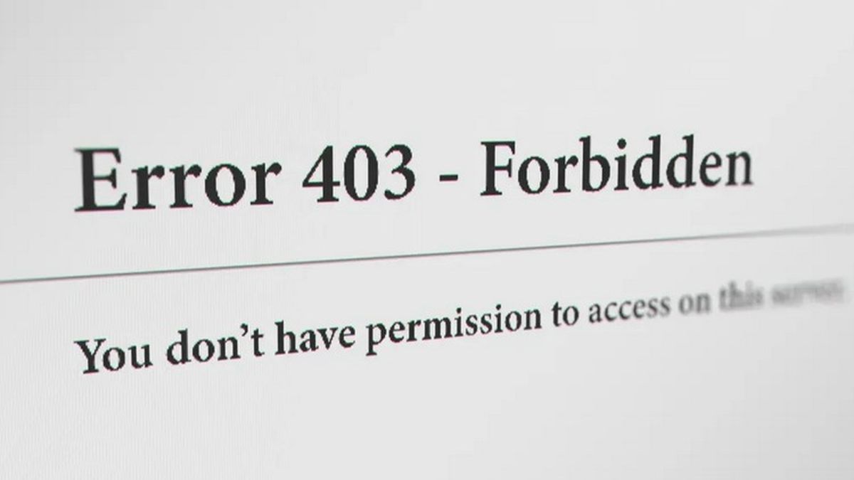 Lỗi 403 Forbidden là gì?