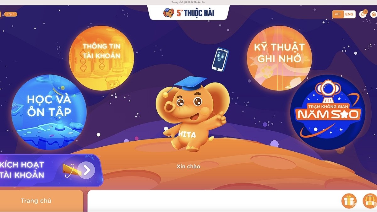 Hướng dẫn sử dụng 5 Phút Thuộc Bài hiệu quả