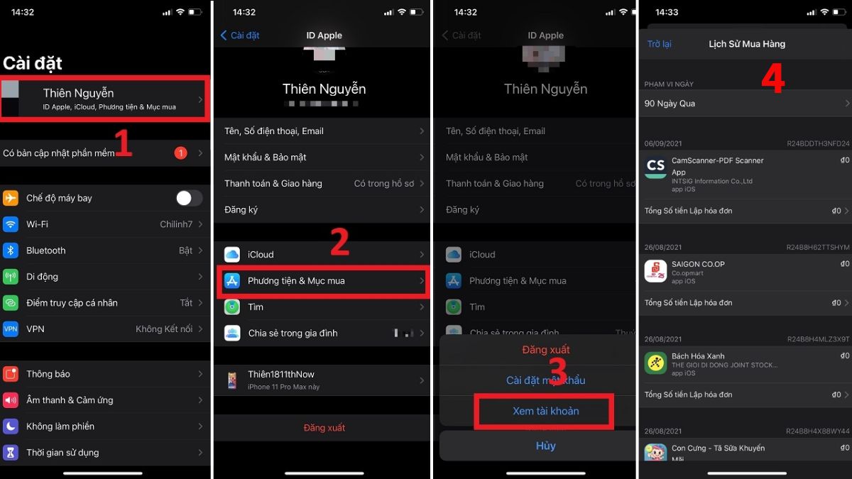 cách khắc phục App Store bị lỗi không thanh toán