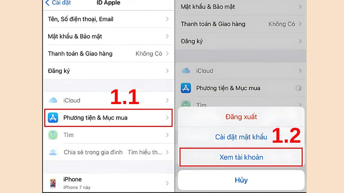 cách khắc phục lỗi App Store bị lỗi mã vùng - bước 1