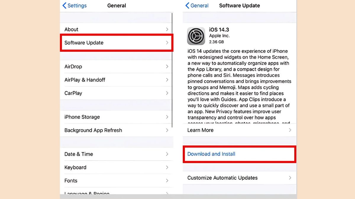 App Store bị lỗi không cập nhật