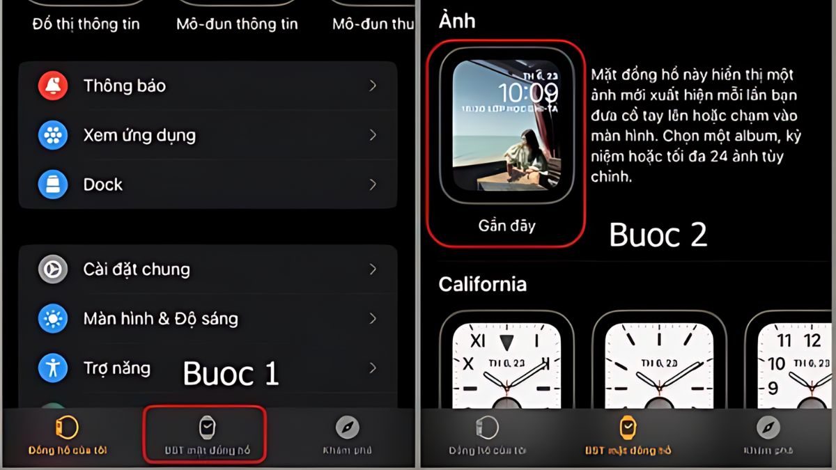 Cách đổi hình nền Apple Watch trên iPhone bằng Watch
