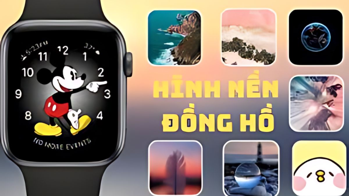 Ảnh động hoặc video làm hình nền Apple Watch được không