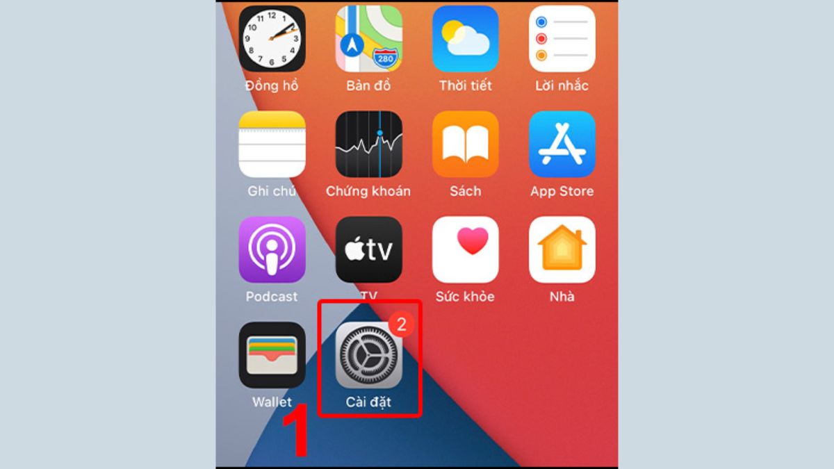 ách cập nhật facebook trên iphone tự động - bước 1