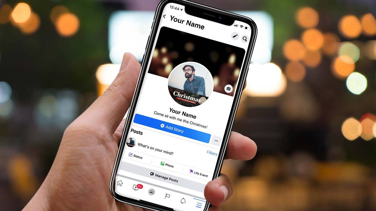 cách tạo khung avatar facebook bằng điện thoạ