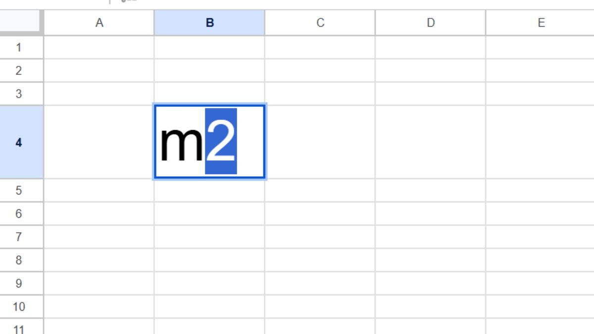 Cách gõ mét vuông, mét khối trong Excel dùng tổ hợp phím - bước 2