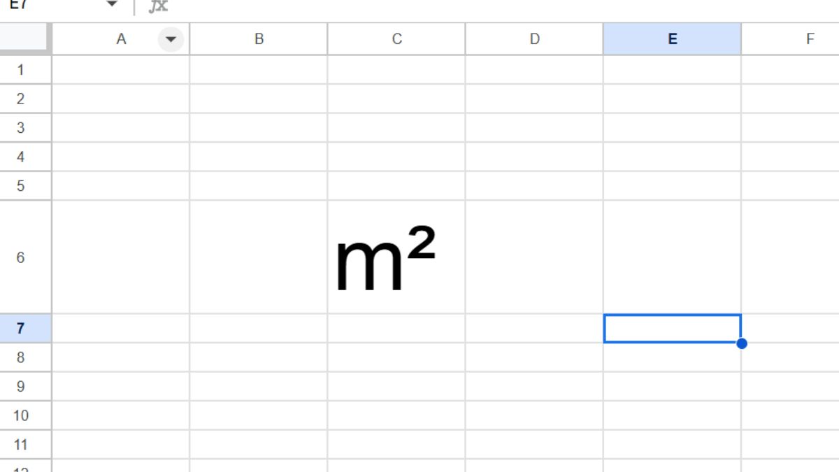 Cách gõ mét vuông, mét khối trong Excel dùng tổ hợp phím - bước 3