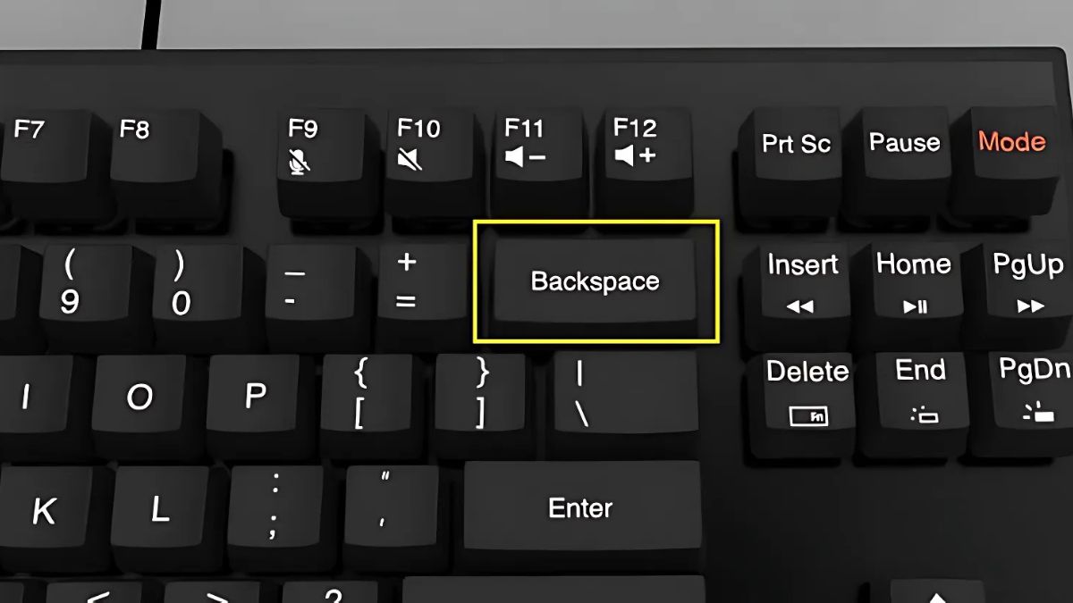 cách xóa số trang đầu tiên trong word bằng Phím Delete/Backspace bước 2