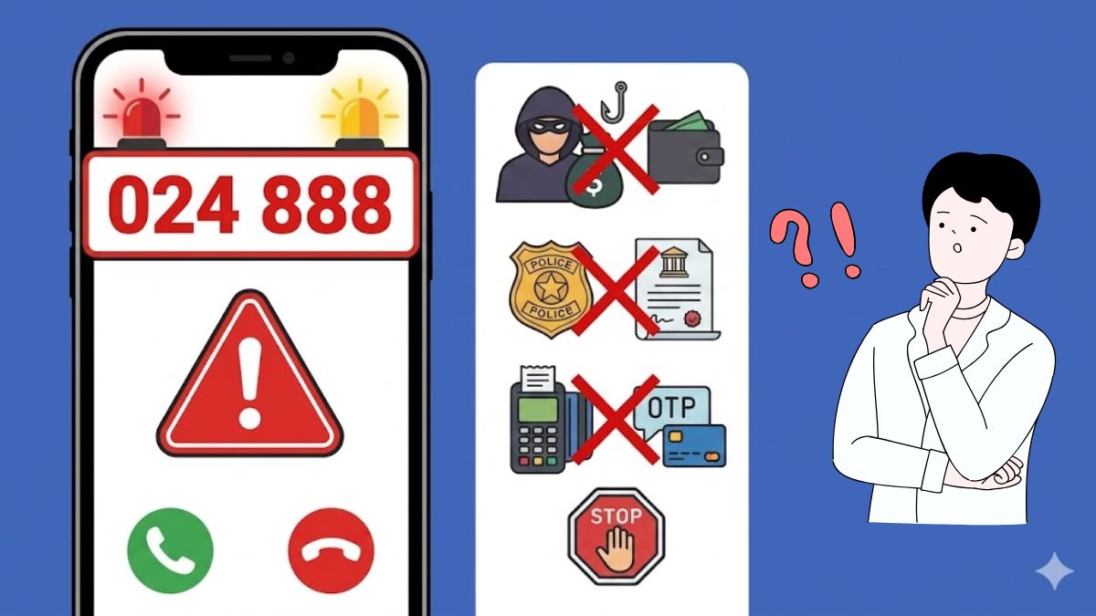 Có nên nghe hoặc gọi lại đầu số 024 888 không?