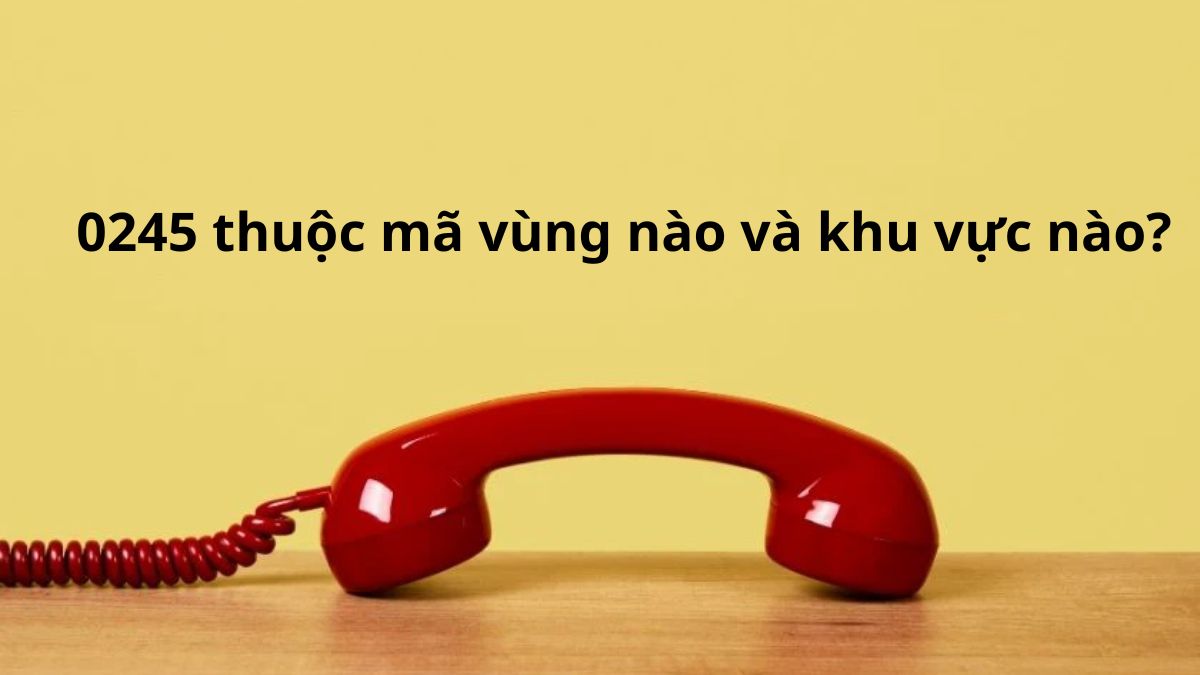 0245 thuộc mã vùng nào và khu vực nào?
