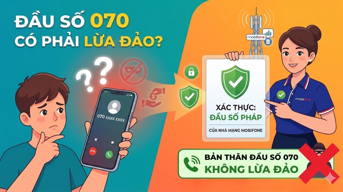 Đầu số 070 có phải lừa đảo không?