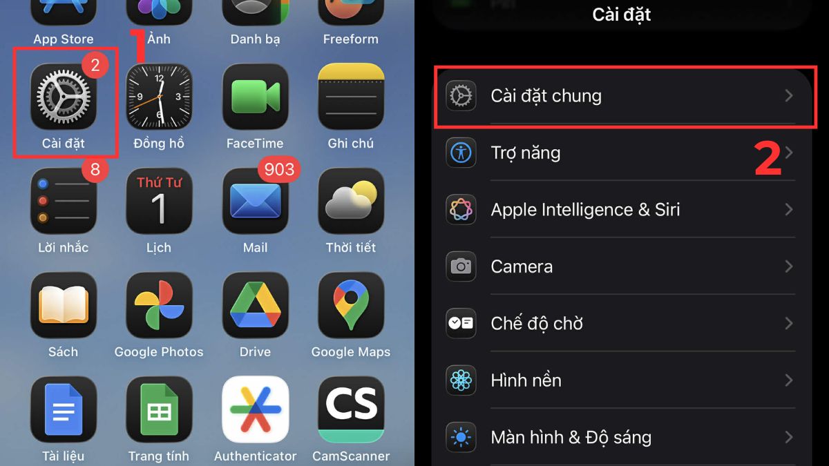 Cách khắc phục lỗi AirPods không kết nối được với iphone - cập nhật ios - bước 1