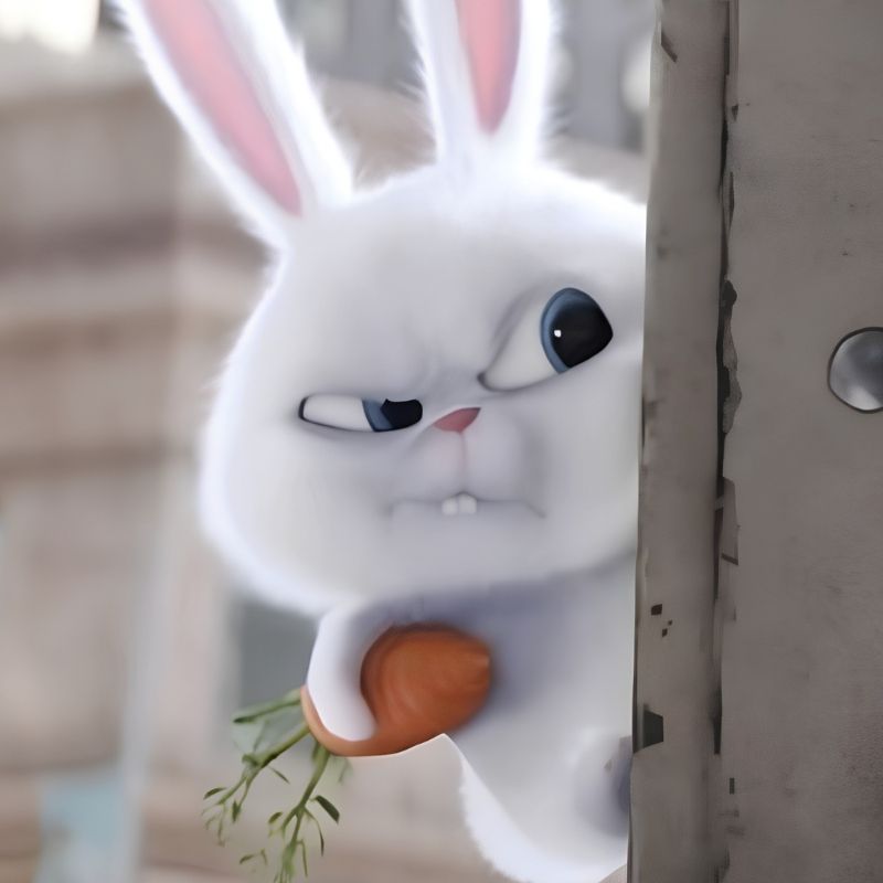 Tức giận thỏ Snowball meme - 3