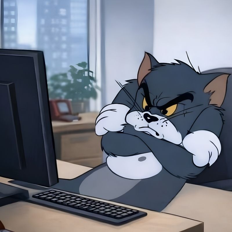 Meme mèo Tom tức giận - 4