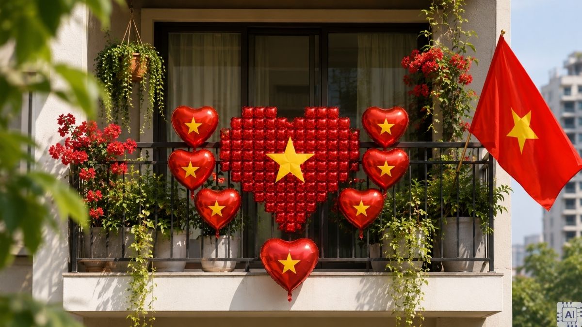 Trang trí nhà ở ấm cúng mừng ngày Quốc khánh - 4