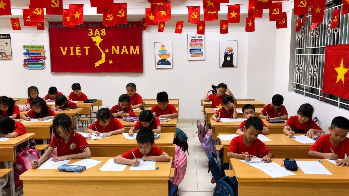 Trang trí 2/9 lớp học và trường mầm non rực rỡ - 6