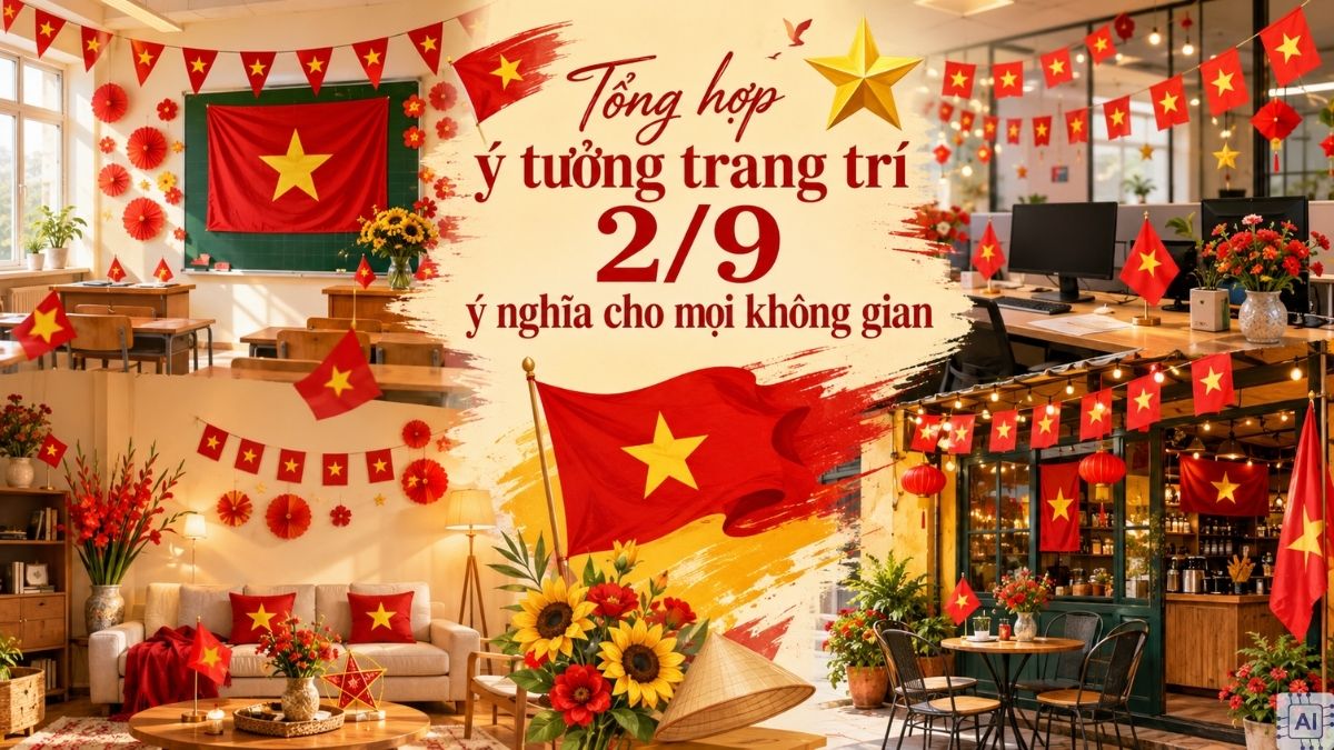 Tổng hợp ý tưởng trang trí 2/9 ý nghĩa cho mọi không gian