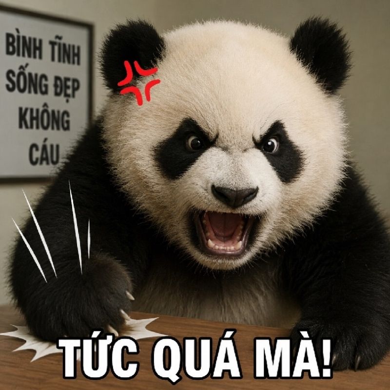 Meme gấu trúc và mèo bựa troll bạn thân -5