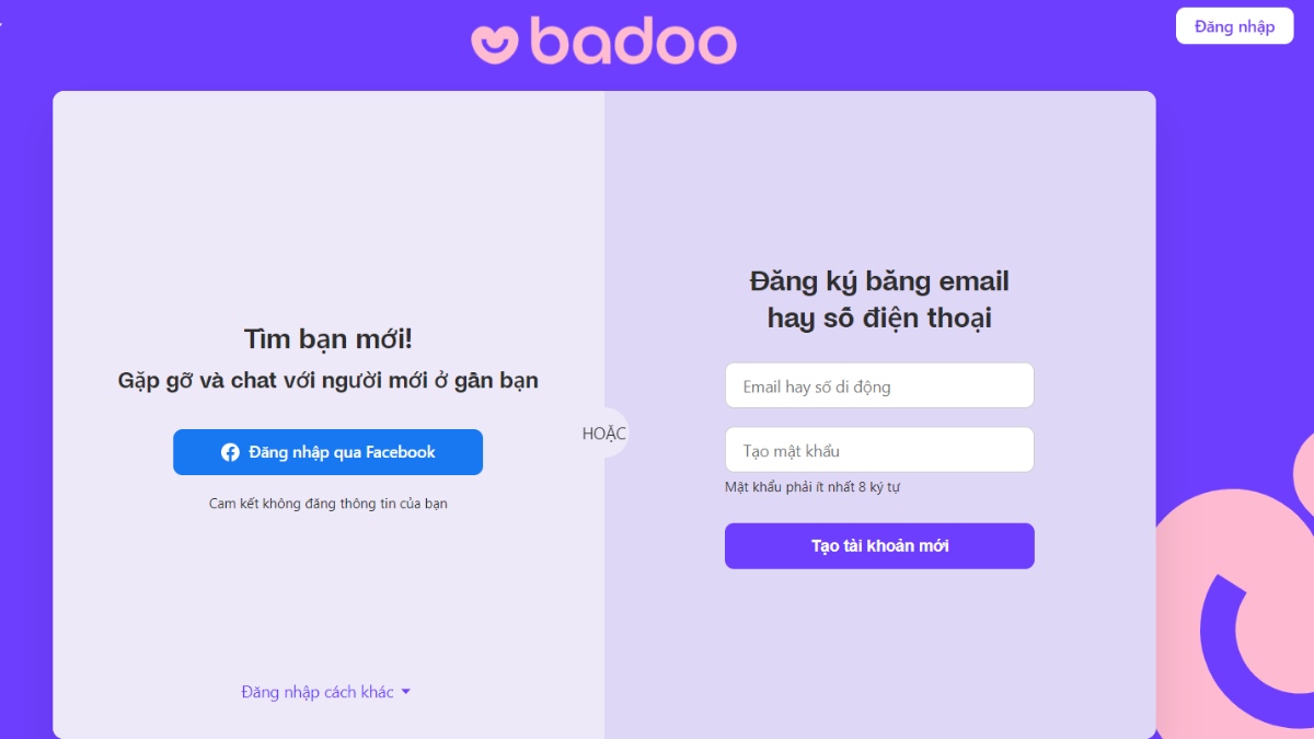 Ưu điểm của app Badoo