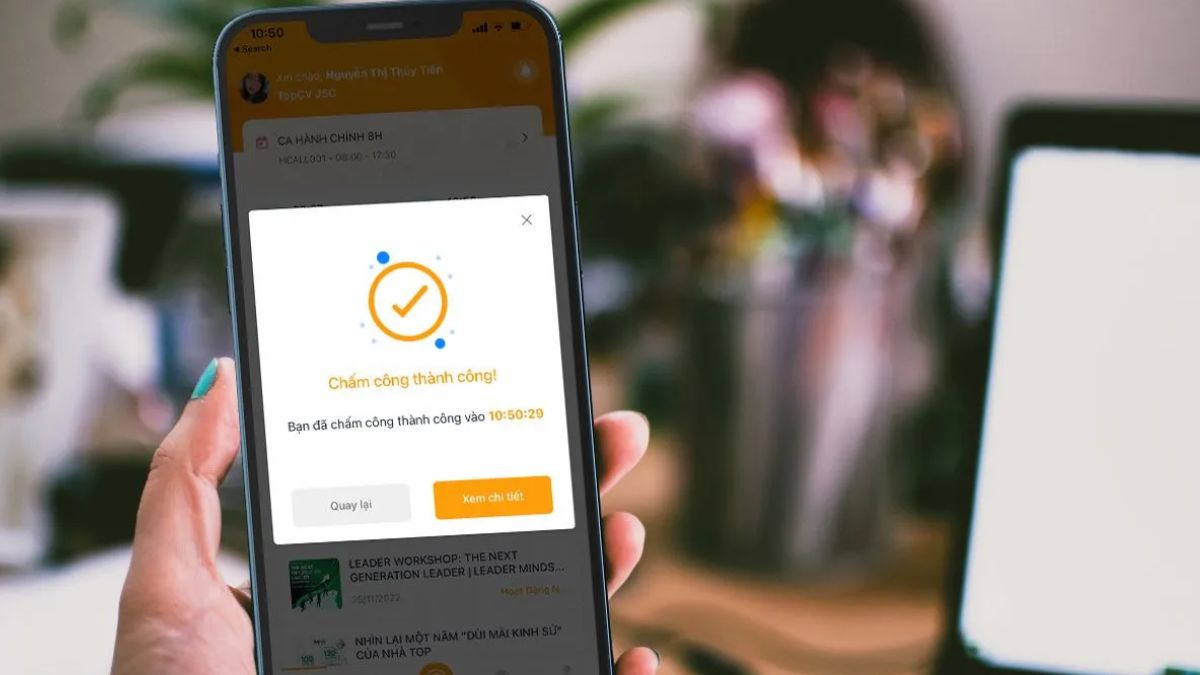 Phần mềm chấm công trên điện thoại là gì?