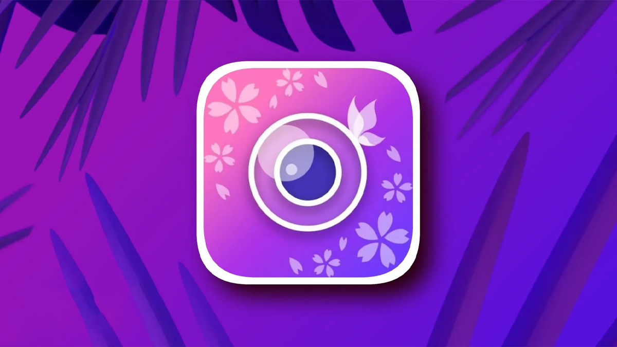 YouCam Perfect app che mặt bằng sticker