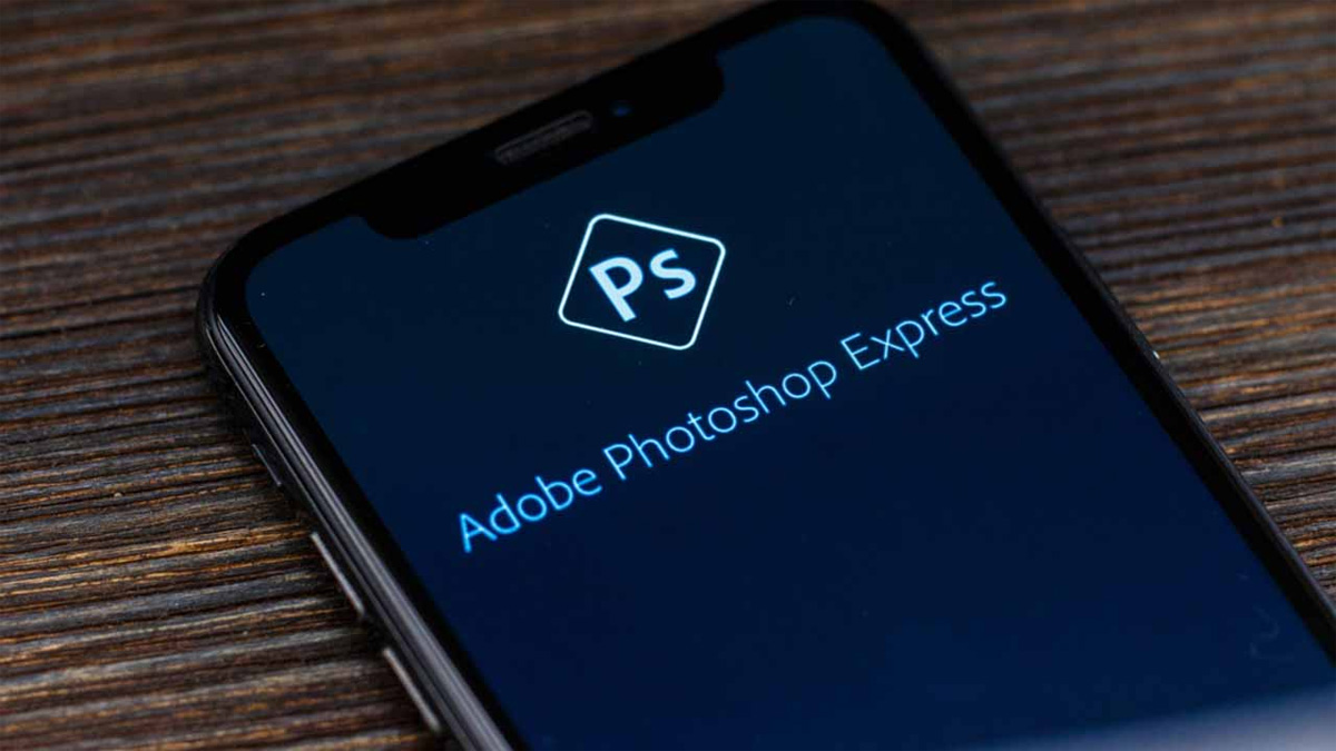 app che mặt với Adobe Photoshop Express