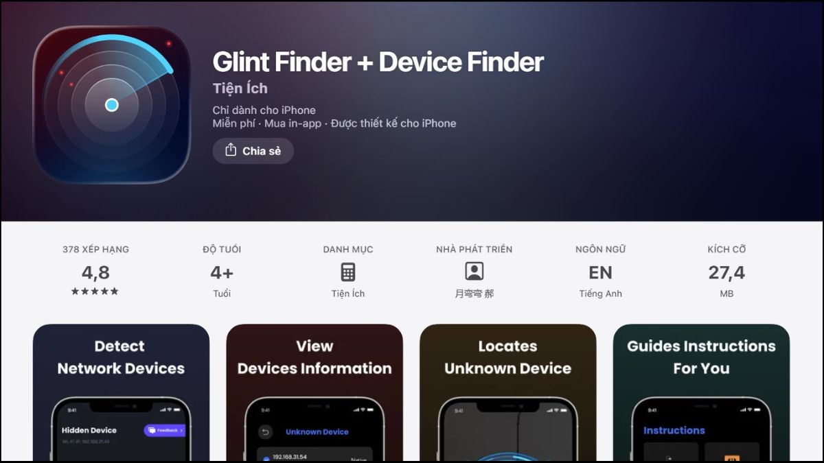 app check camera ẩn - Glint Finder + Device Finder