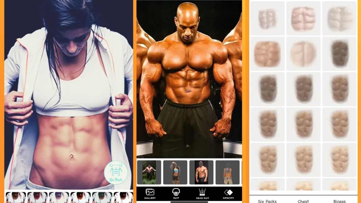 SixPack Studio Cam: BodyBoost - app chỉnh múi bụng