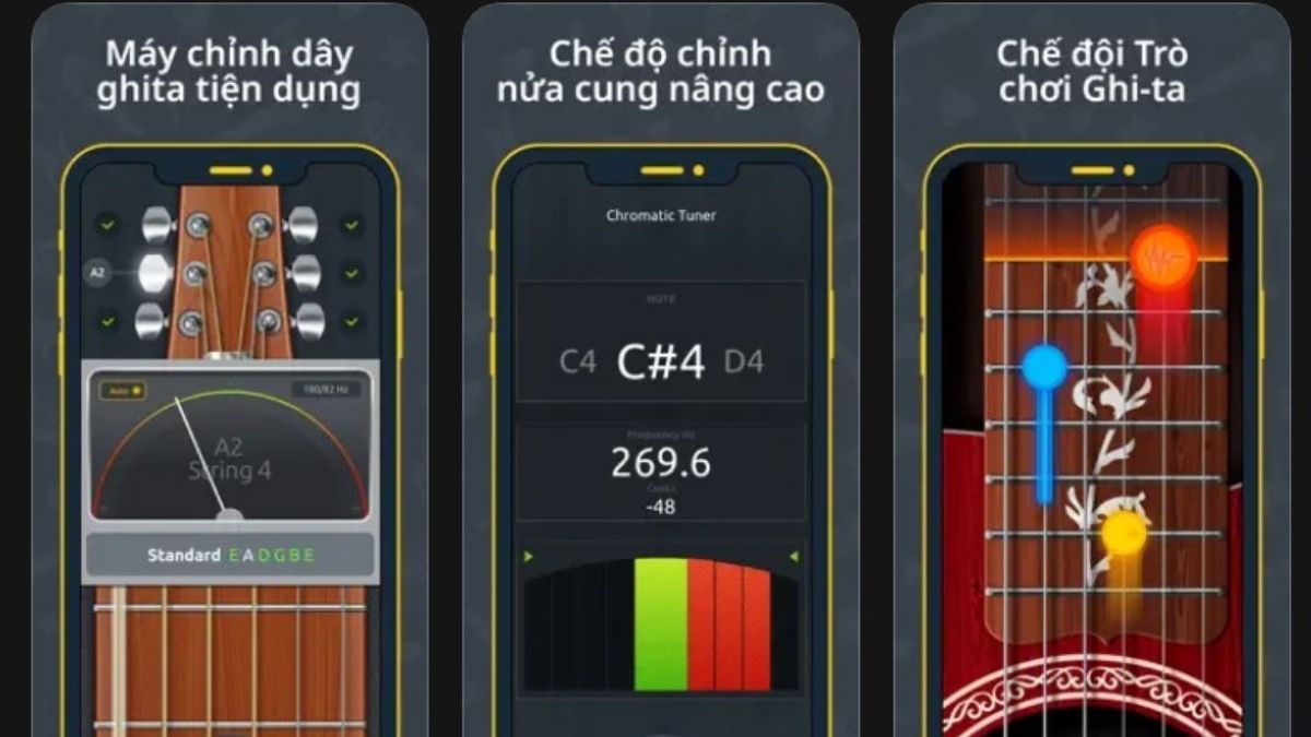 DoubleTune – Guitar Tuner - app chỉnh dây guitar miễn phí