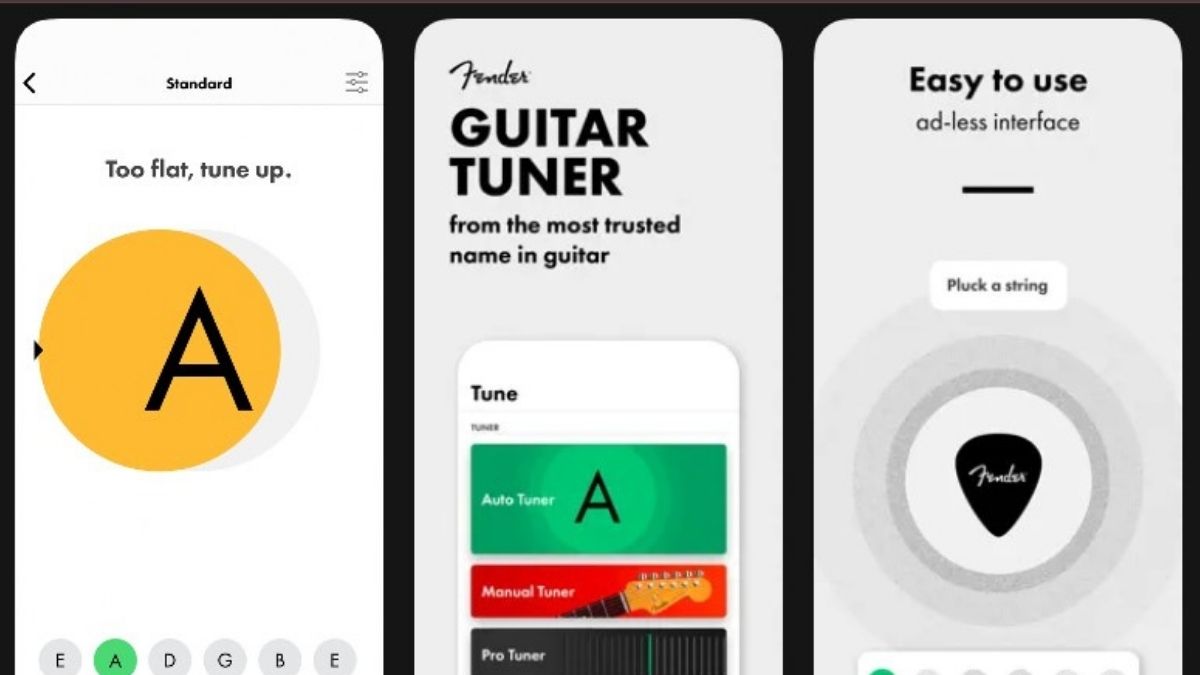 Fender Tune – Guitar Tuner - ứng dụng chỉnh dây đàn guitar