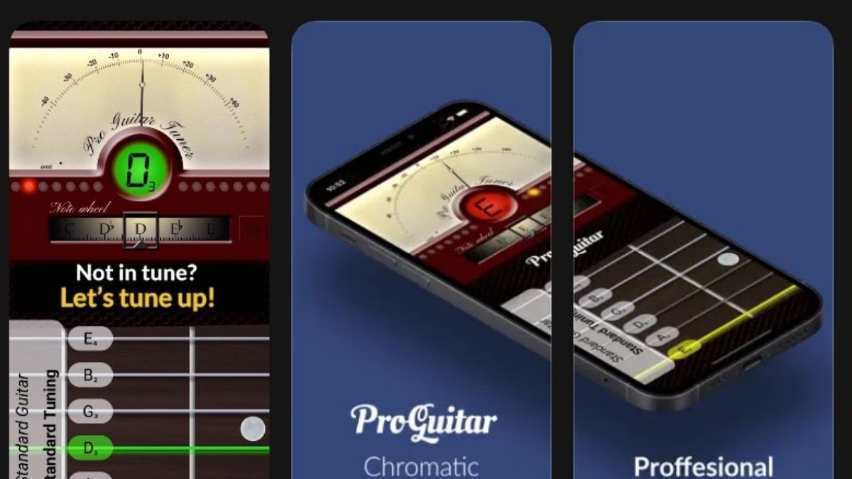 Pro Guitar Tuner - app chỉnh dây đàn guitar miễn phí