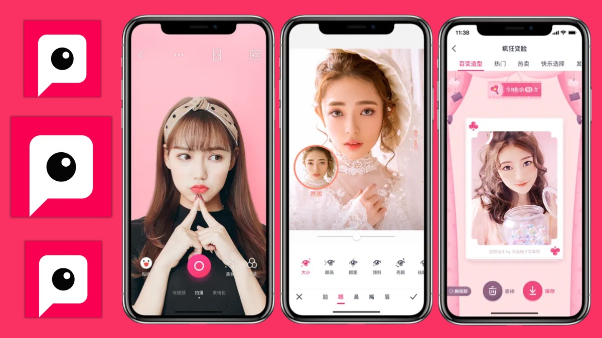Pitu - app chỉnh nhắm mắt thành mở mắt
