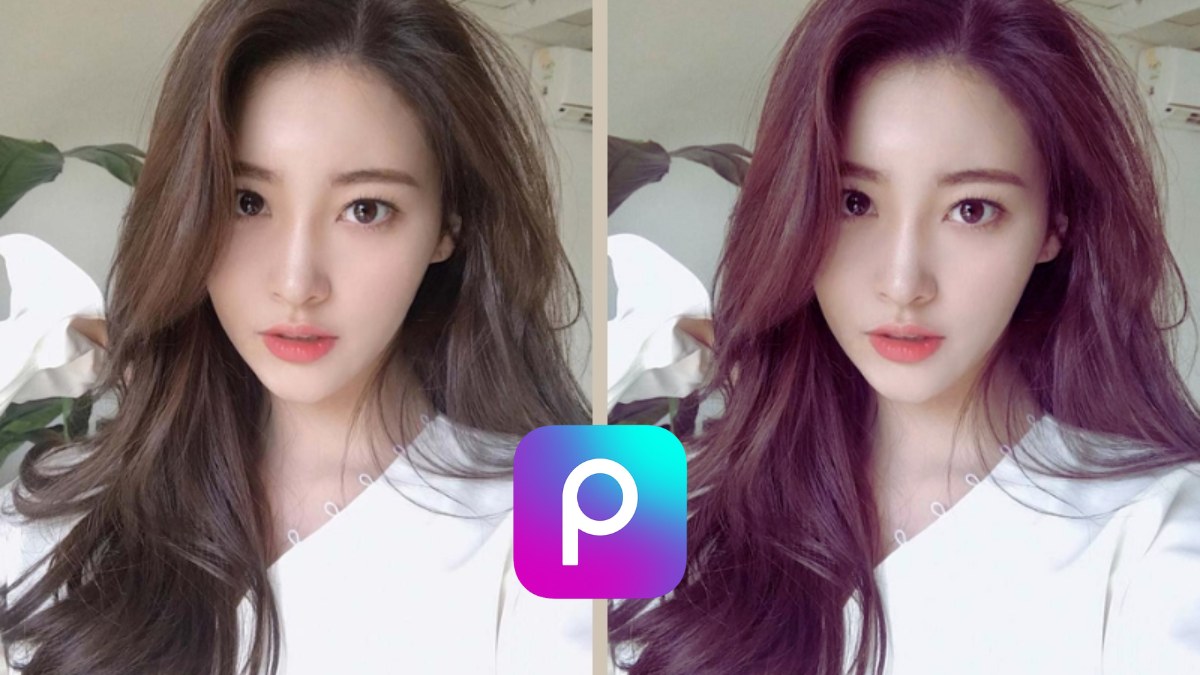 PicsArt app chỉnh màu tóc online