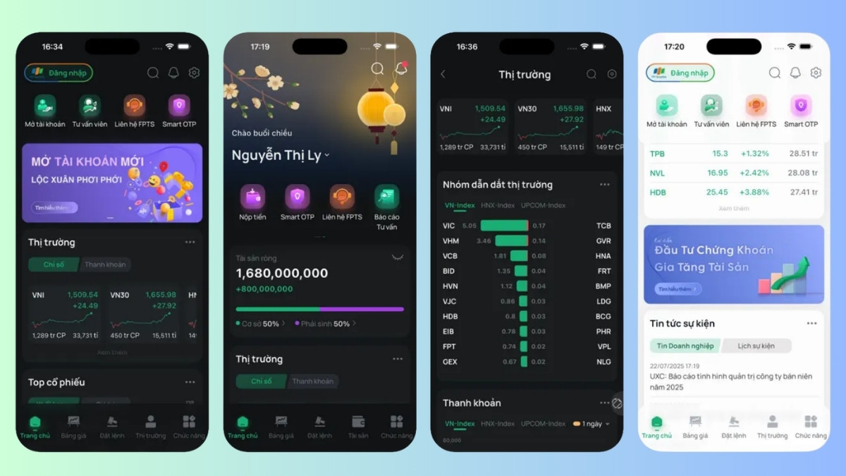 EzMobile Trading - app chứng khoán uy tín
