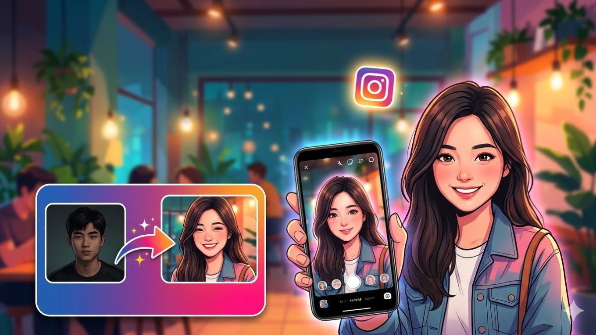 app chuyển nam thành nữ Instagram Filter 