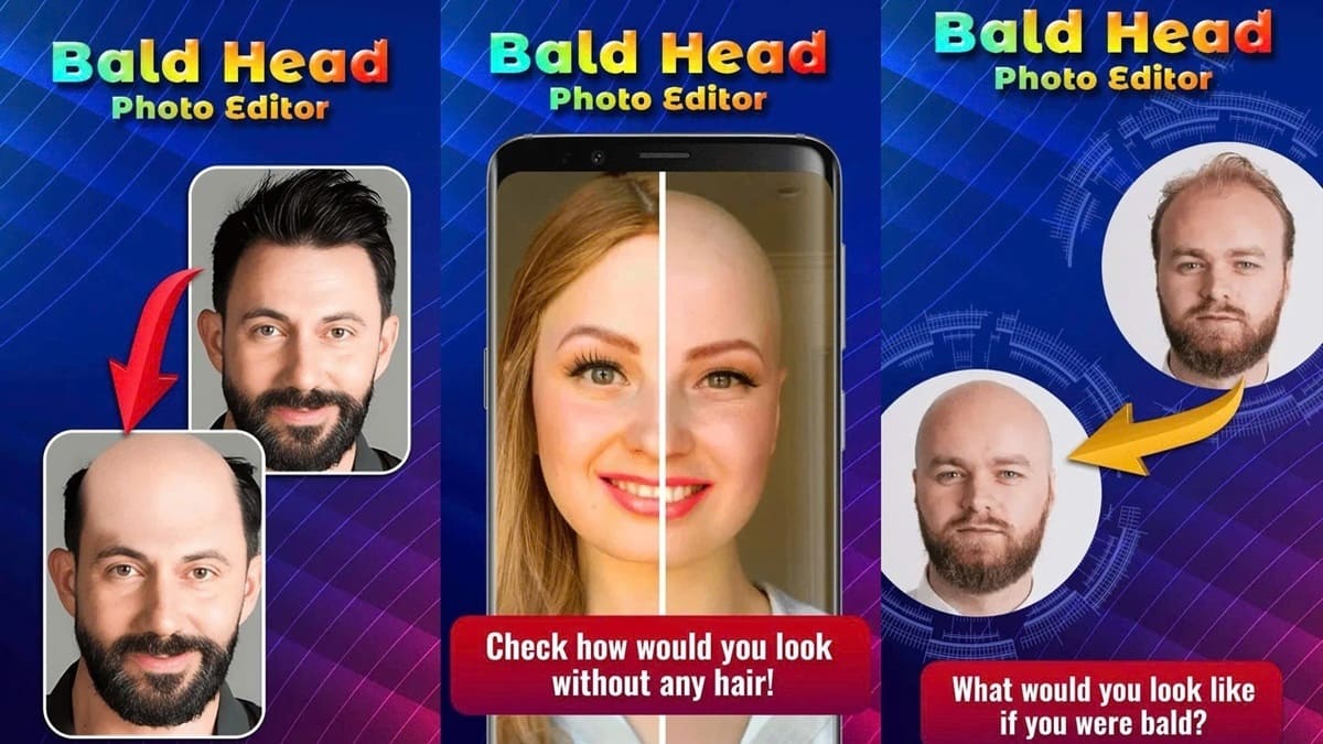 Bald Head Photo Editor – Chỉnh Sửa Ảnh Đầu Hói