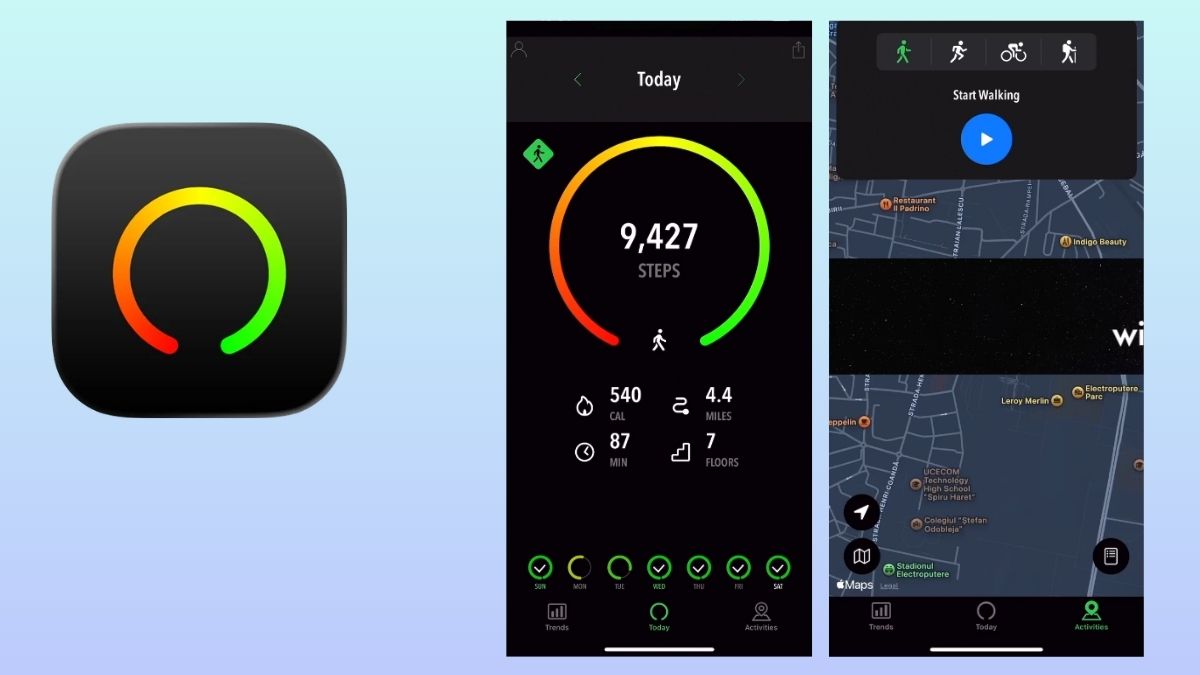 ActivityTracker Pedometer app đếm bước chân đi bộ