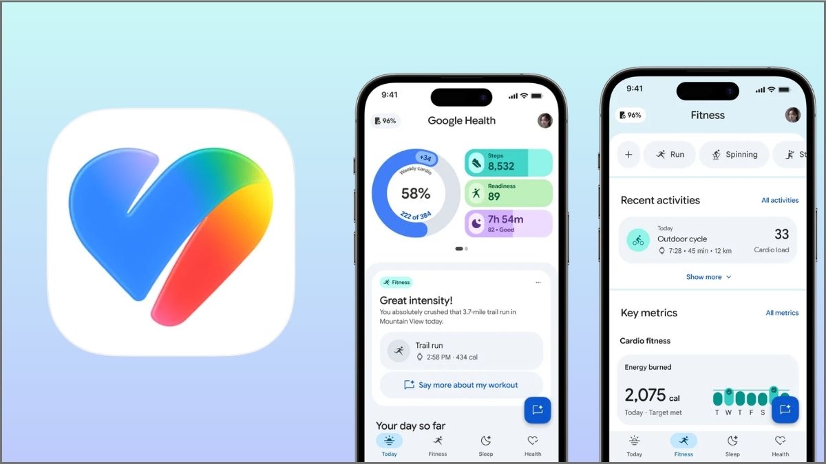 Google Health app đếm bước chân miễn phí