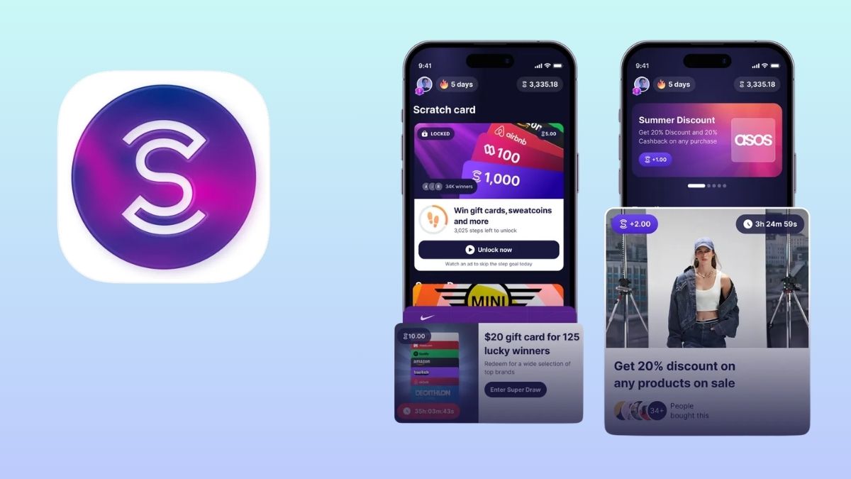 Sweatcoin ứng dụng đếm bước chân miễn phí