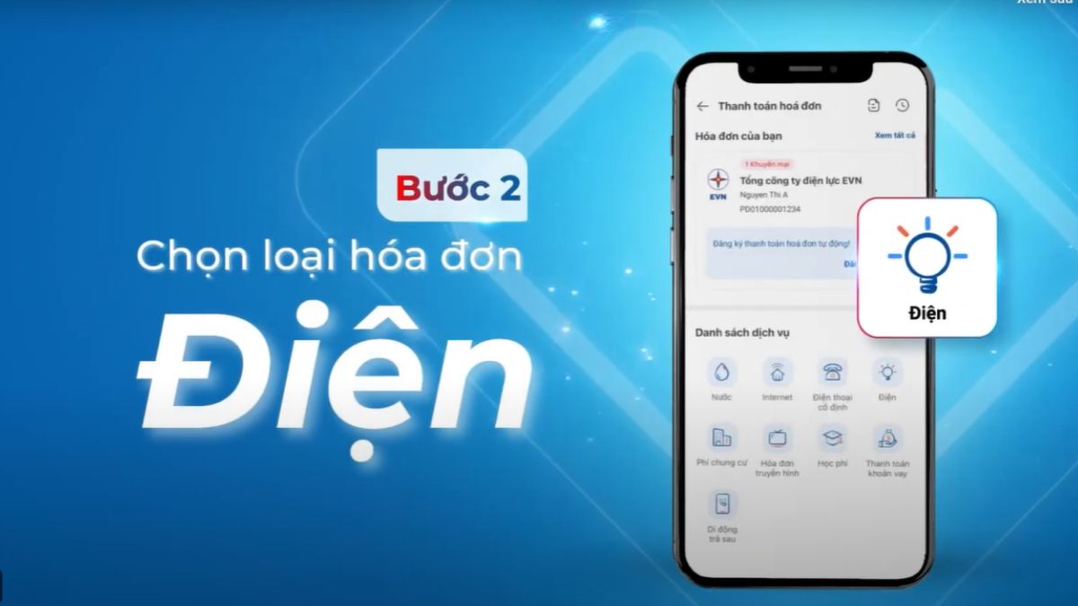 app đóng tiền điện giảm giá trên VNPay - bước 2