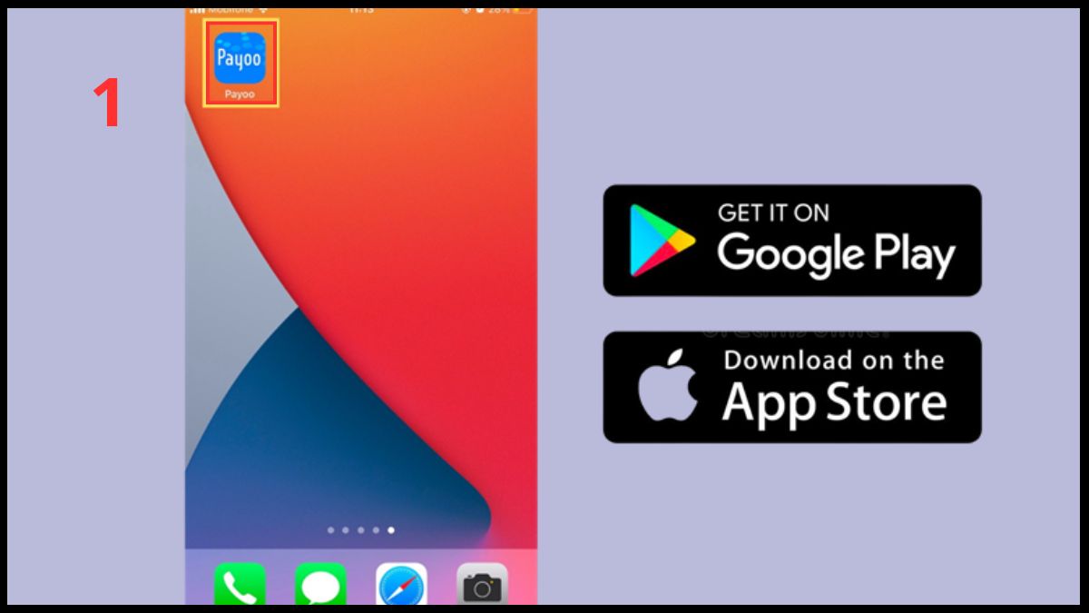 app đóng tiền điện nước Payoo - bước 1