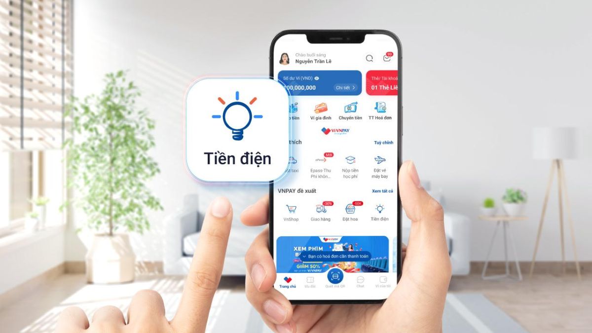Mẹo đóng tiền điện qua app giảm giá