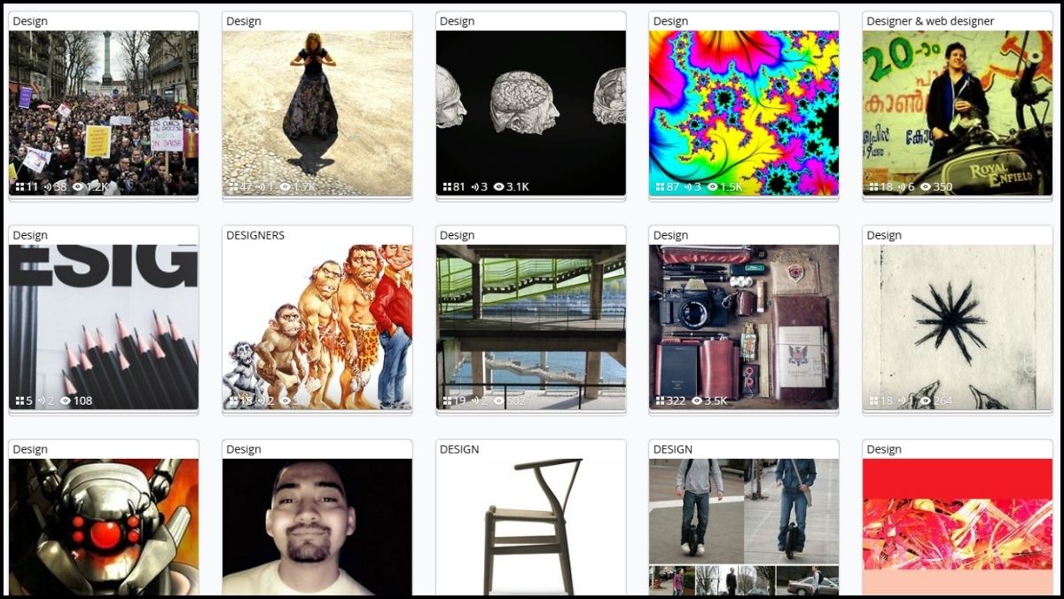 Pearltrees app giống pinterest