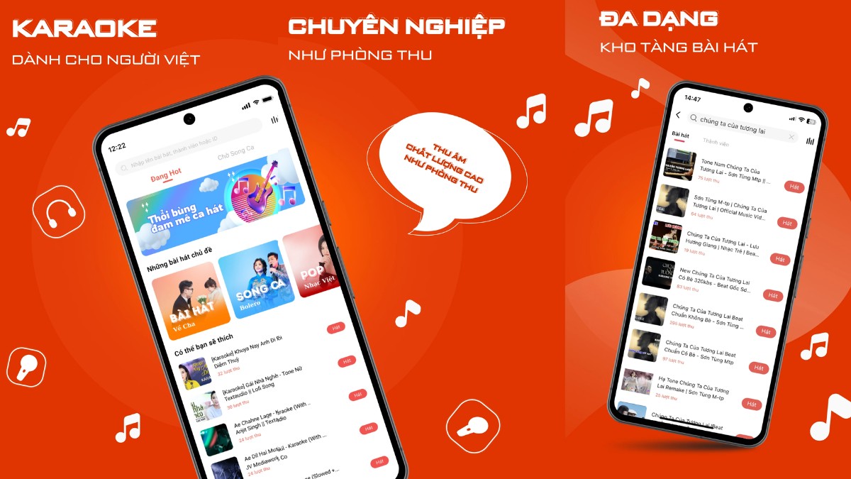 Yokara - Hát Karaoke Thu Âm - app hát thu âm karaoke
